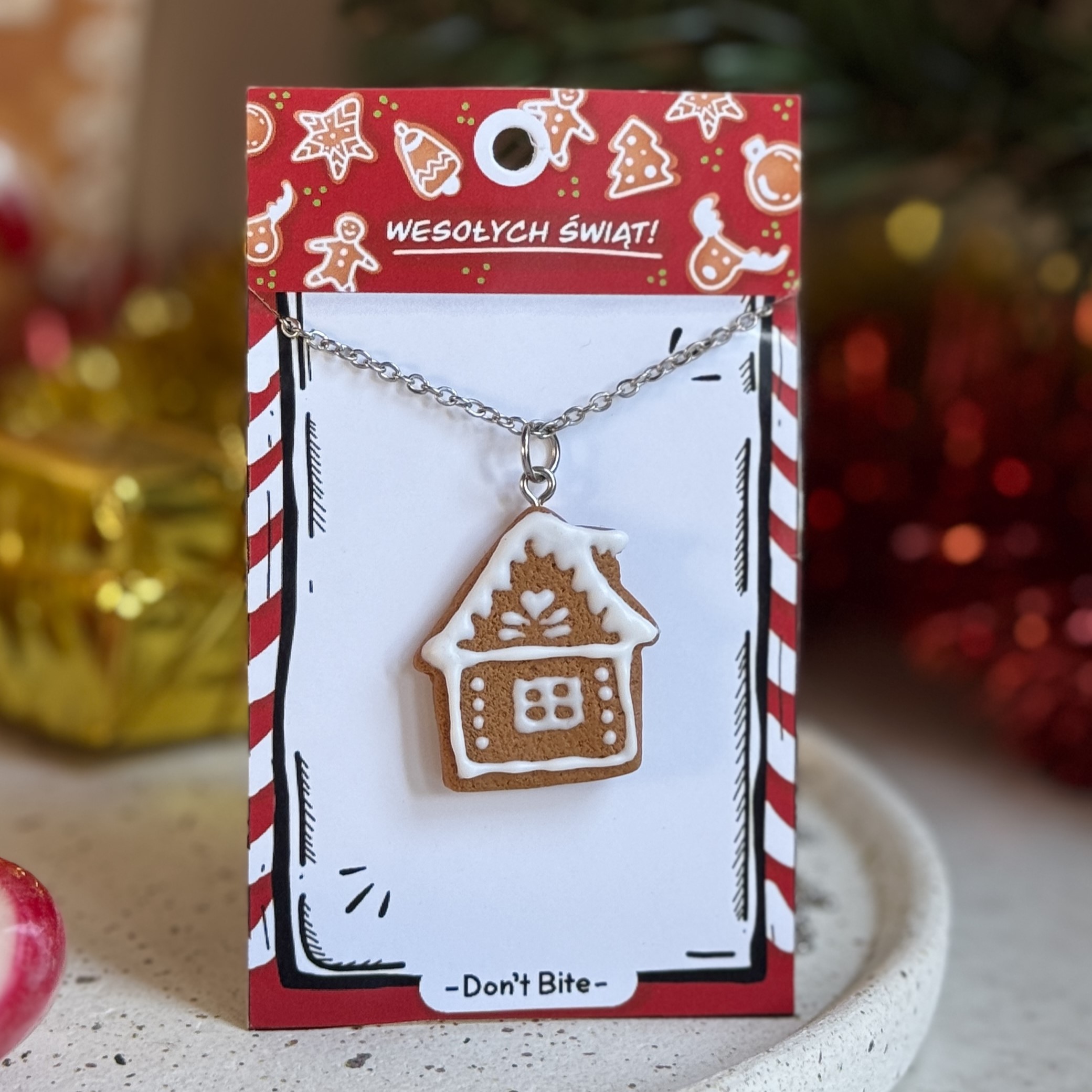 01 Naszyjnik domek z Piernika - obrazek 1