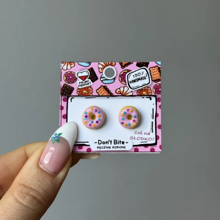 Sztyfty donuty pastelowe z posypką - obrazek 2