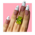 Pierścionek żelek zielony