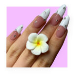 Pierścionek kwiat plumeria