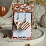 Kolczyki ciasto marchewkowe - obrazek 3