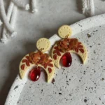 Kolczyki definicja jesieni z kryształkiem - obrazek 3