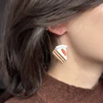 Kolczyki ciasto marchewkowe - obrazek 2