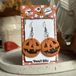 Kolczyki dyniowa głowa - obrazek 2