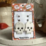 Kolczyki lekkie czaszki - obrazek 3