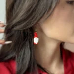 Kolczyki świąteczne gnomy - obrazek 3