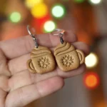 Kolczyki kakaowe ciasteczka