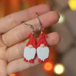 Kolczyki świąteczne gnomy