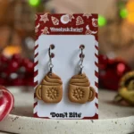 Kolczyki kakaowe ciasteczka - obrazek 2