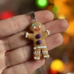 Naszyjnik ludzik z piernika