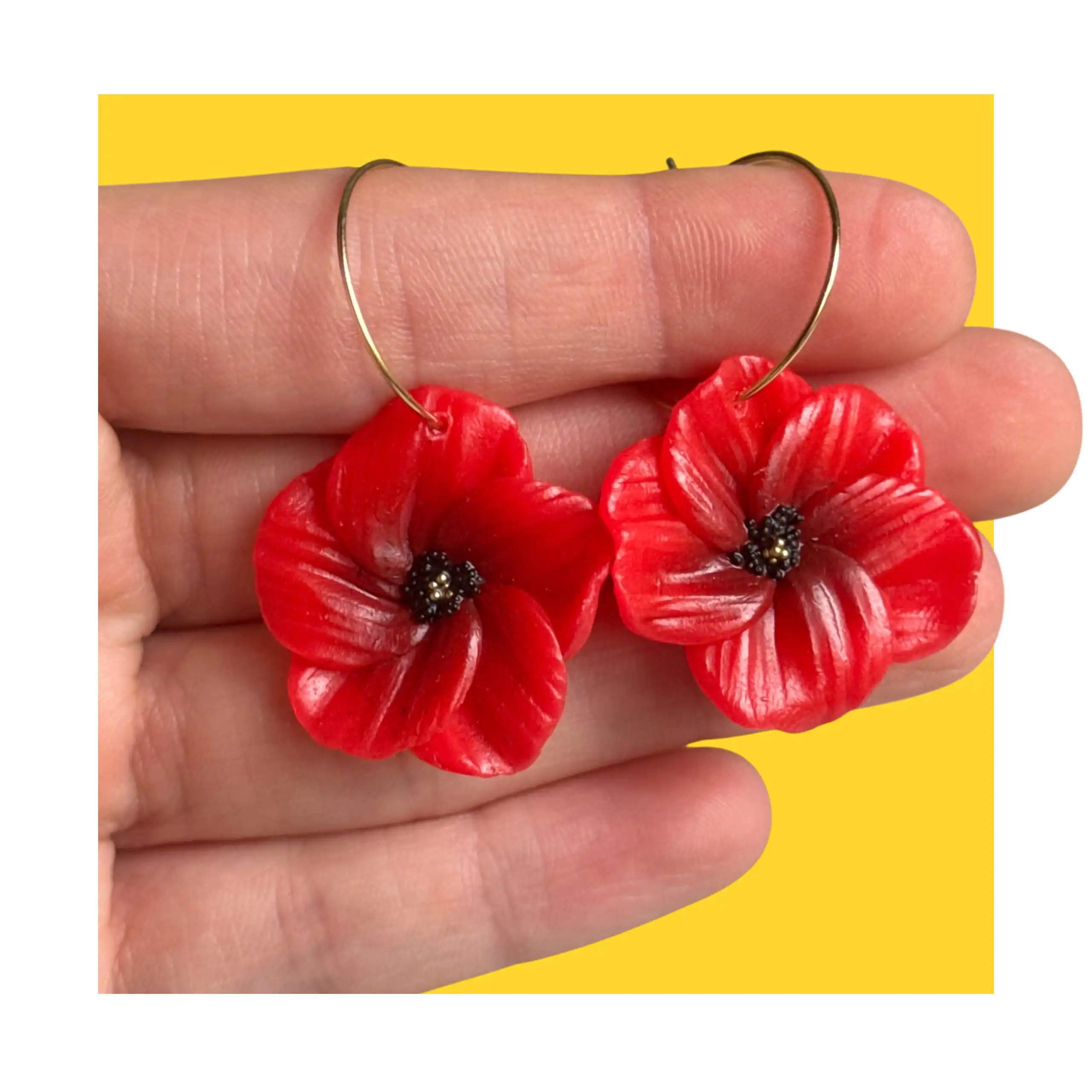 asdfg Kolczyki maki vol.2 - obrazek 1