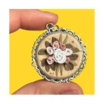 Naszyjnik bukiet kwiatów