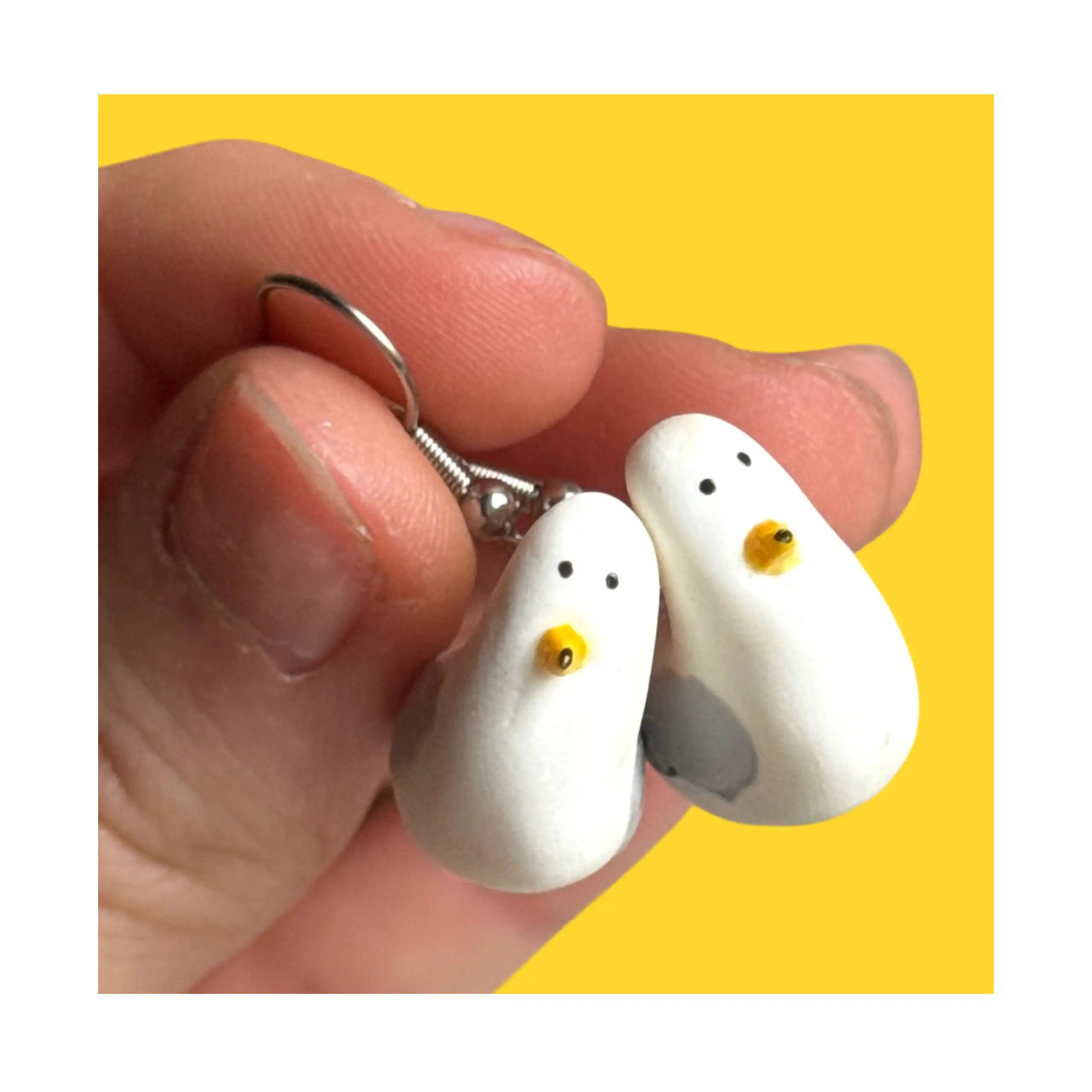 sxdcvfgb Kolczyki po prostu mewy - obrazek 1