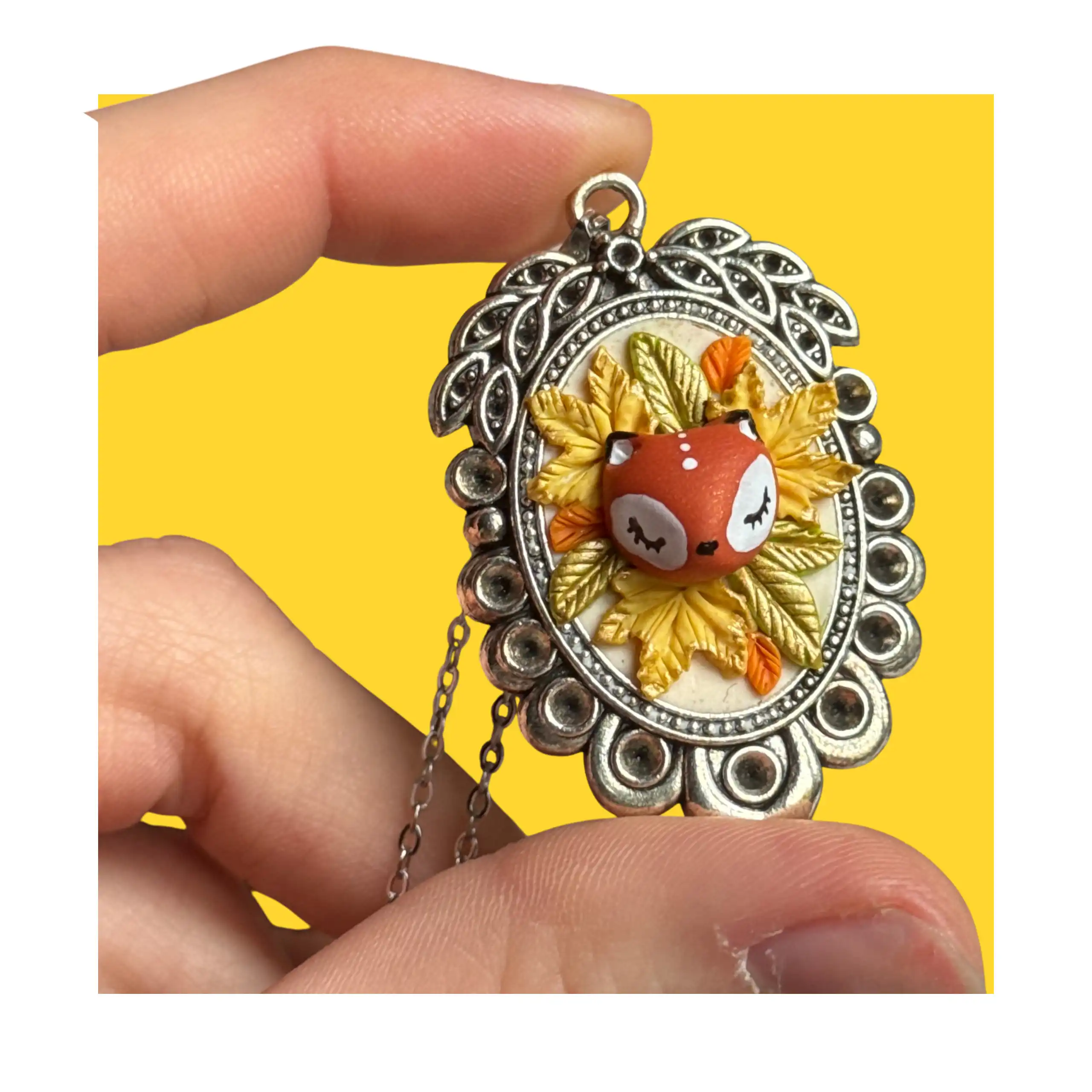 tgyhuio Naszyjnik lisek maluszek - obrazek 1