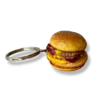 Brelok burger z kotletem serowym
